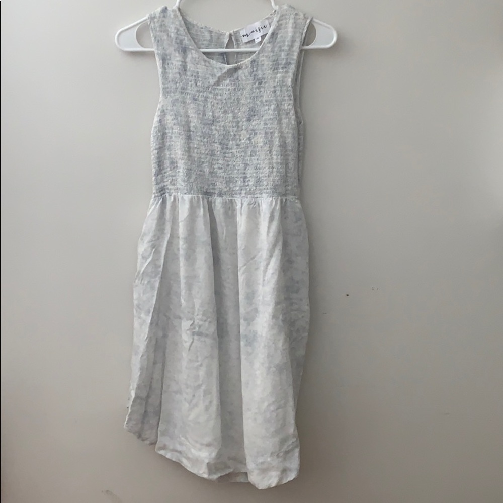 Light tie-dye dress